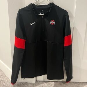Ohio State Nike Sideline Coaches Pullover 1/4 Zip medium